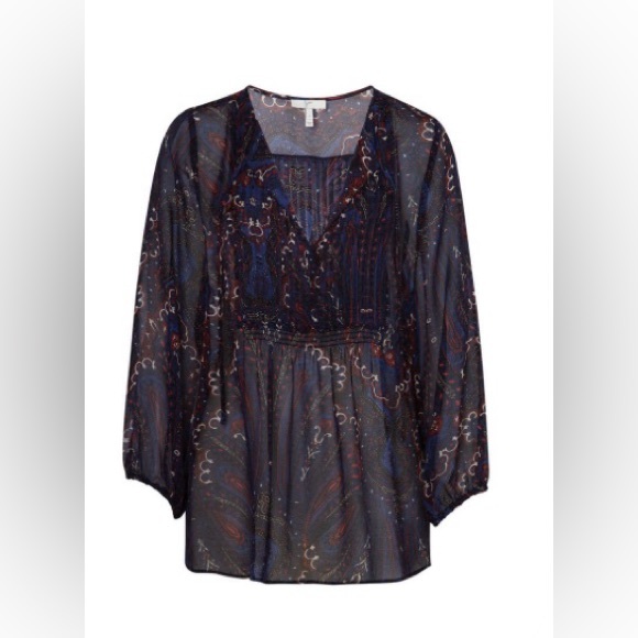Joie | Vandrea Silk Georgette Blouse | S - Picture 9 of 9